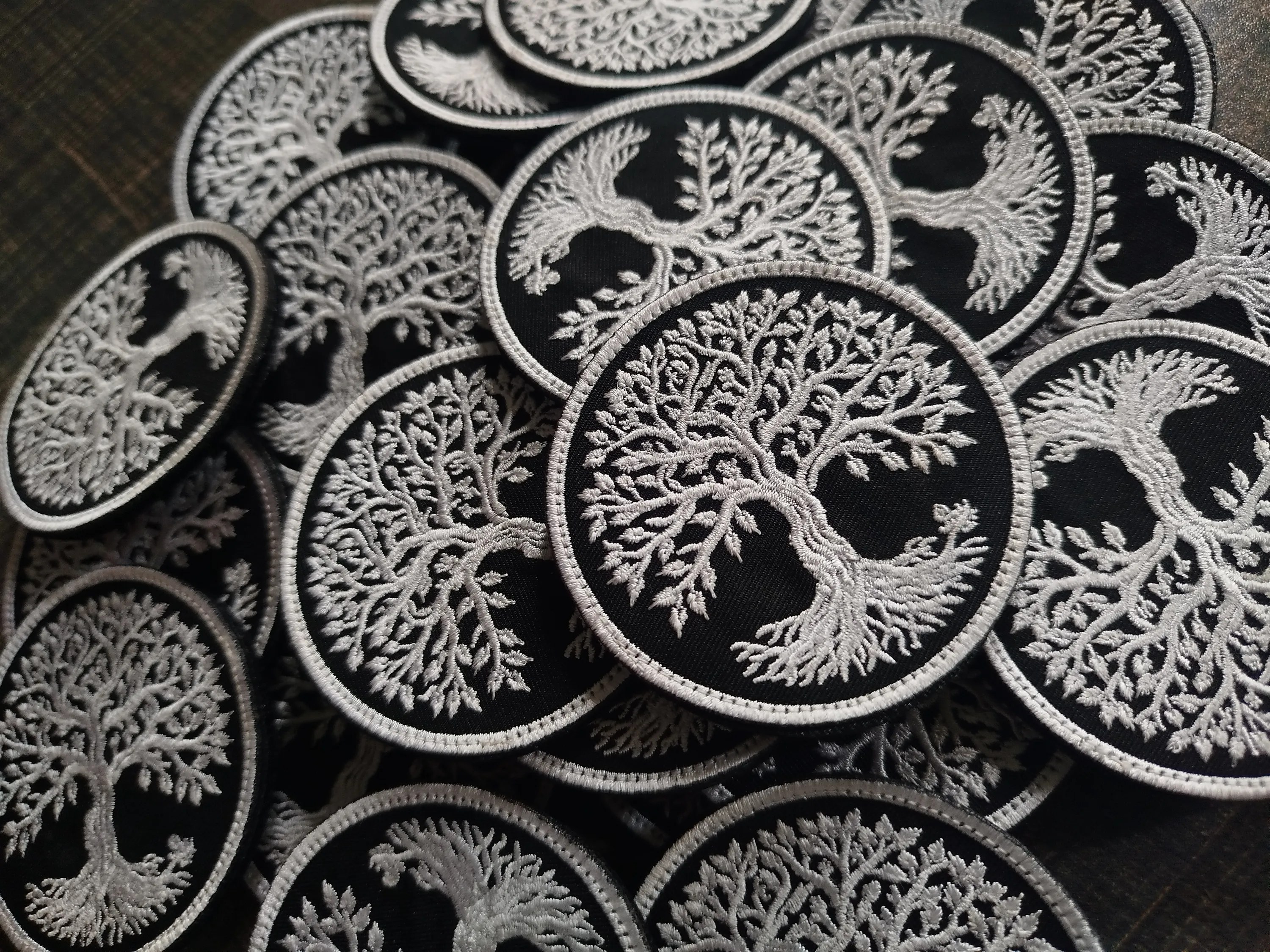 Custom embroidery patch background design 2 - PakPatchHub